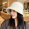 Women S Solid Color Simple Style Bucket Hat Daily Versatile Cap