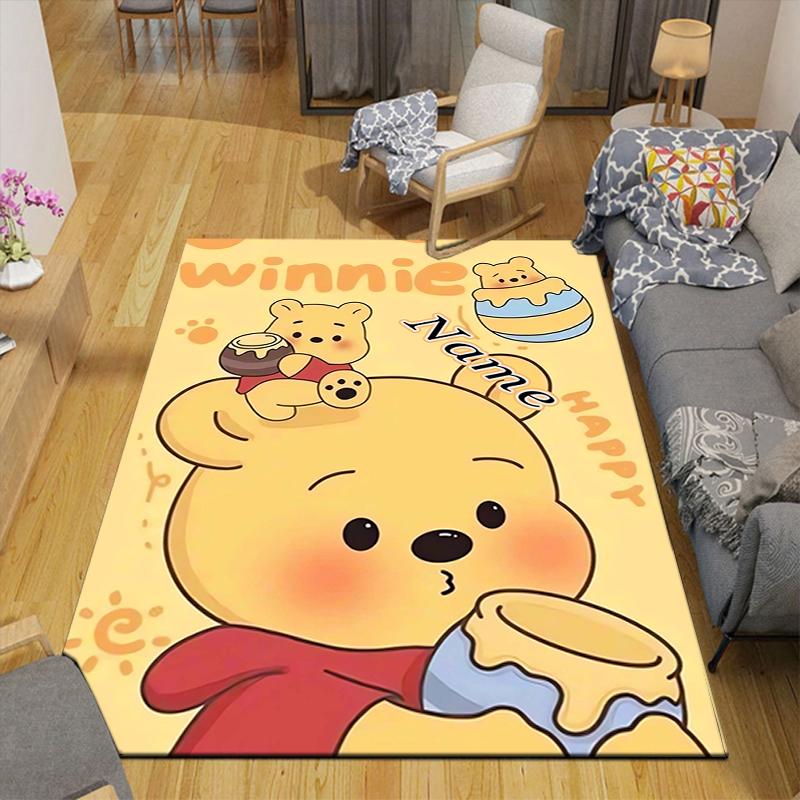Custom 1Pc Winnie Pooh Honey Adventure Rug Office Carpet Indoor Outdoor Entrance Doormat Nonslip Soft And Comfortable Living Room D916358