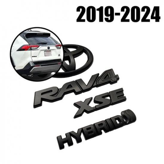 For -2024 HIGHLANDER AWD XLE MATTE BLACKOUT EMBLEM OVERLAY KIT
