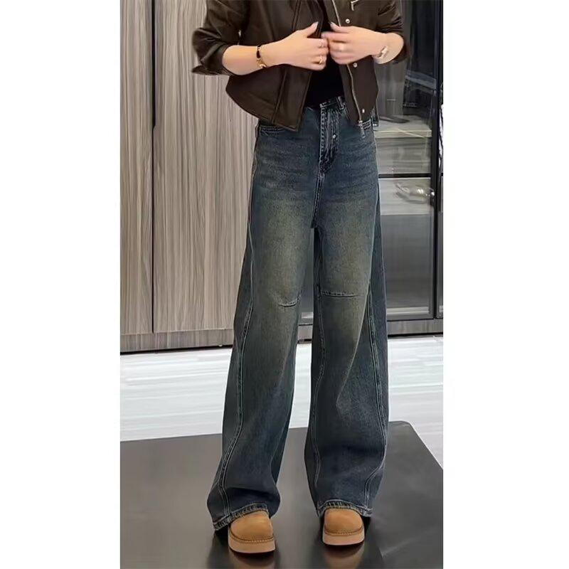 Spring Slimming Wide-Leg Scimitar Jeans for Women - Flattering for Pear-Shaped and Petite Figures