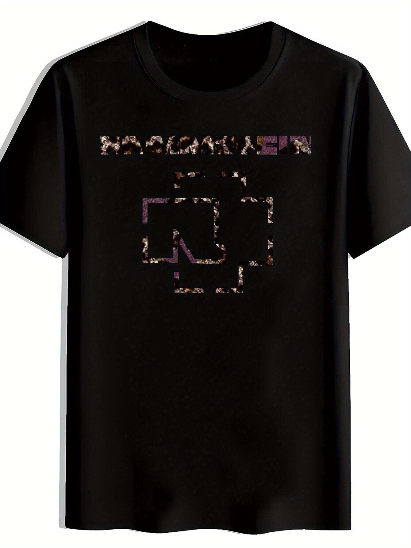 Retro Rock Band Graphic T-shirt - Stray Cat Design with Bold Lettering M