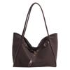 Large capacity 2025 new autumn casual versatile pu bag women's bag shoulder bag niche women's commuter tote bag tide