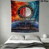 Custom Feyenoord Wall Hanging Printed Fabric Blanket Decorative Tapestries for Bedroom Living Room Home Decor