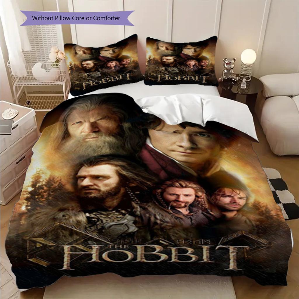 The Hobbit Journey Threepiece Set 1 Duvet Cover 2 Pillowcase Without Core Bedding Set Duvet Cover And Pillowcase Soft And Comfortable
