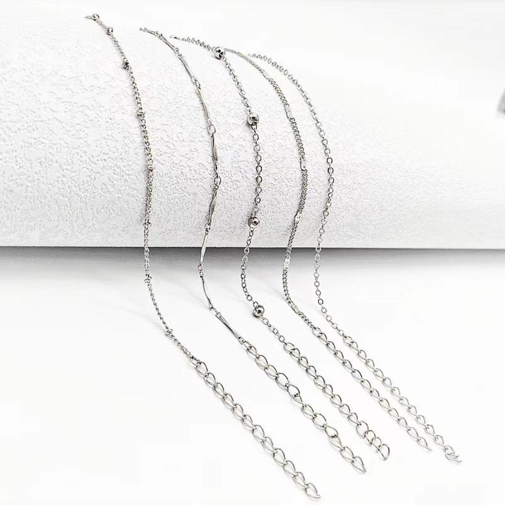 Stylish Ankle Bracelet Multi-layer Bead Chain Anklet Bracelets for Women Girl Summer Bijoux Barefoot Beach Foot Charm Jewelry