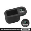 VIJT4 TPE Car Seat Belt Socket Protective Cover Interior Accessories For Skoda Kodiaq Fabia Kamiq Karoq Octavia 2 3 Rapid Scala