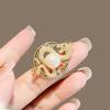 High-end Chinese Zodiac Dragon-shaped Brooch, National Trend Brooch, Summer Anti-glare Clasp, Personalized Brooch