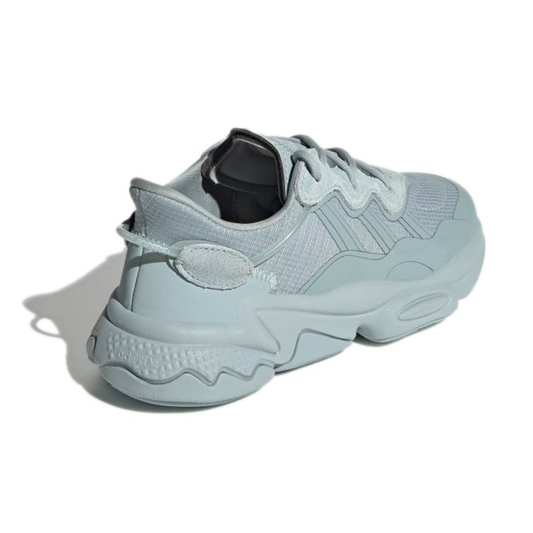 Adidas Originals Ozweego J Comfortable Durable Breathable Low-Top Casual Shoes Kids sneaker Gray Blue H04129