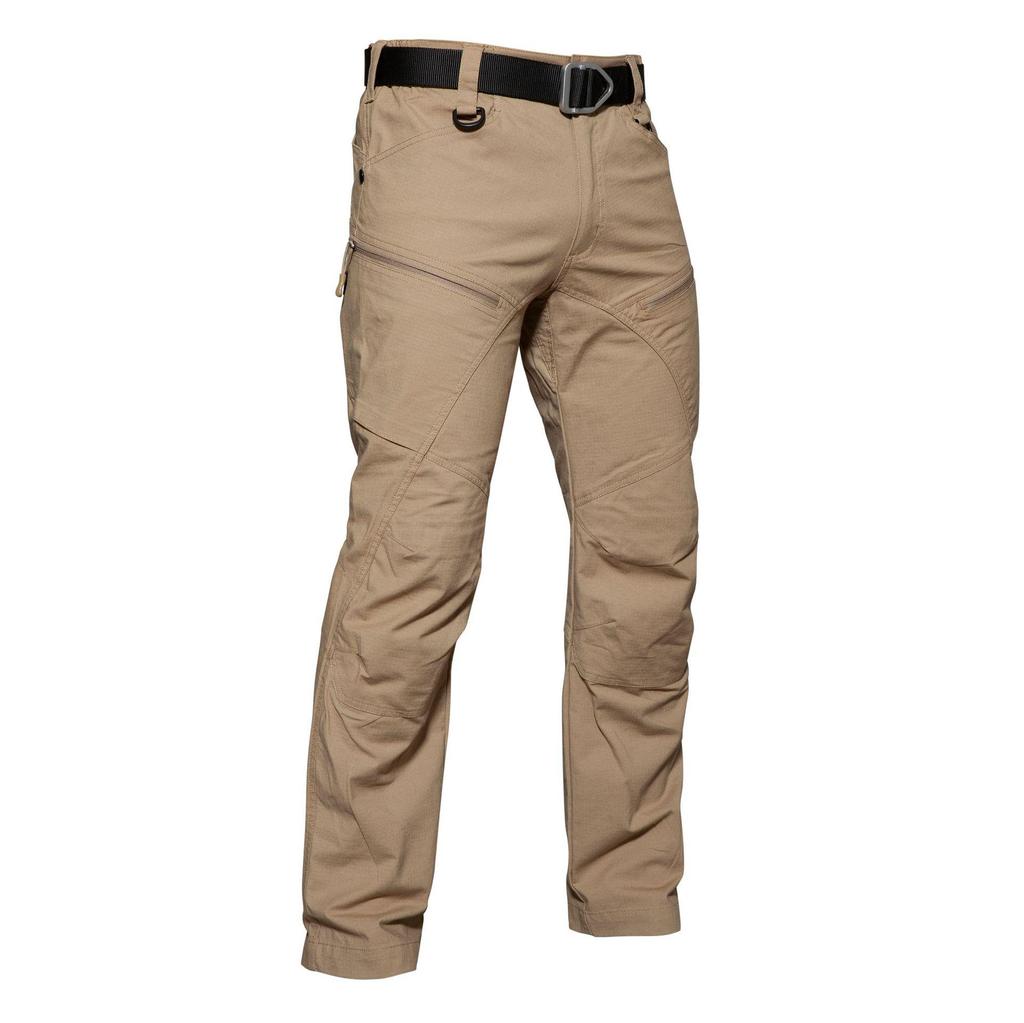 Men's Slim Fit Tactical Cargo Pants - Water-Repellent, Military-Style, for Spring/Autumn Outdoor Work and Training.