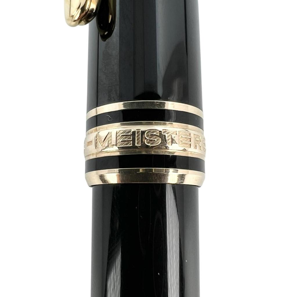 Montblanc Ballpoint Pen Meisterstück Classic Twist Black Gold Mens Used
