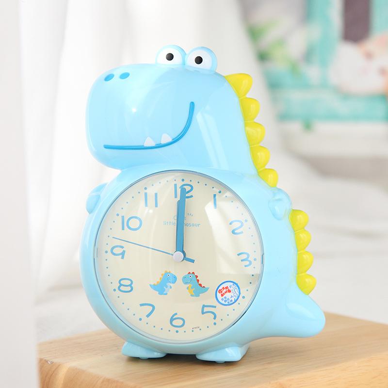 

Милый динозавр креативный многофункциональный студенческий будильник бесшумный прикроватный светящийся ленивый мультяшный говорящий детский будильник