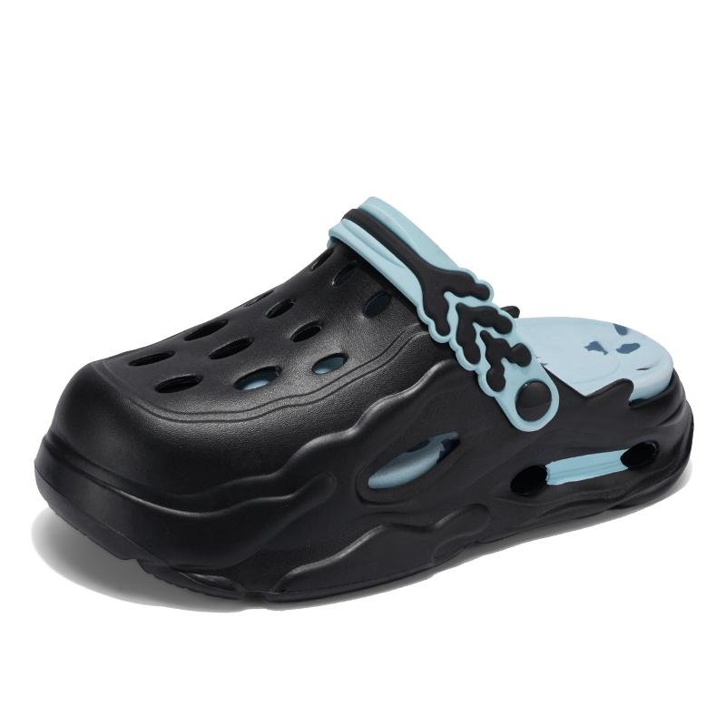 Fashion Fashion Men's Slide Slippers 5CM Platform EVA Beach Shoes Men Comfortable Outdoor Cloud Slippers For Men Summer Pantuflas Hombre