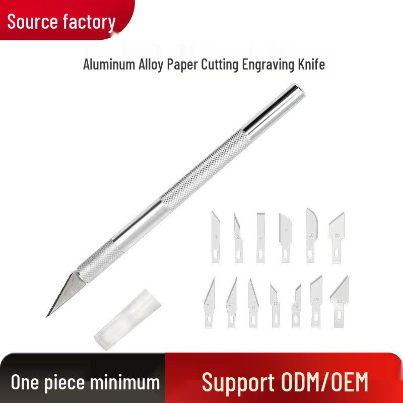 Aluminiumlegierung Bastelmesser für Metall, Papier und DIY-Schnitzerei