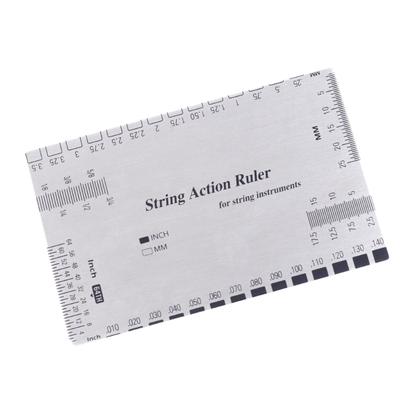 String Height Ruler Card Luthier Tool Accurate Guitar Height Measuring Tool for Accurate Adjustment of Electric