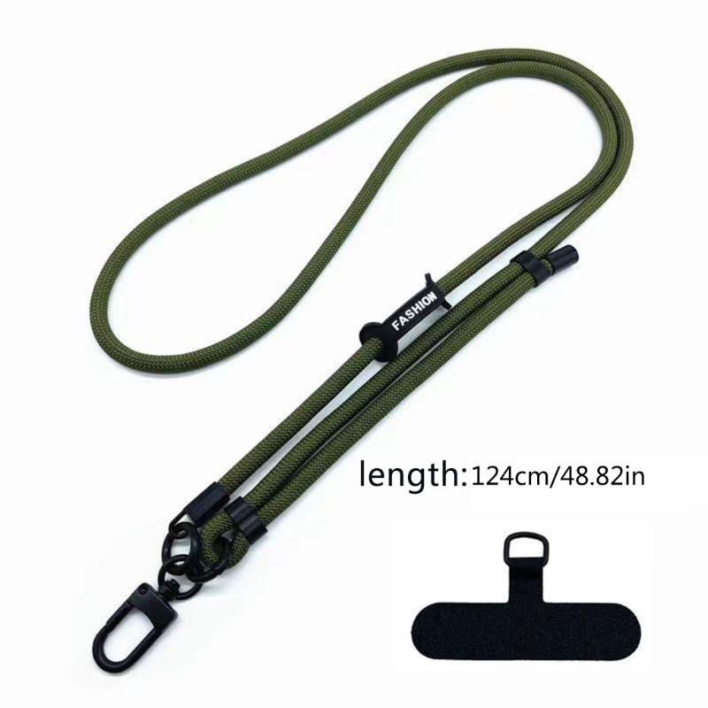 Phone Lanyard Phone Strap Convenient Adjustable Phone Rope Nylon Material Adjustable Phone Hanging Rope for Everyday Use