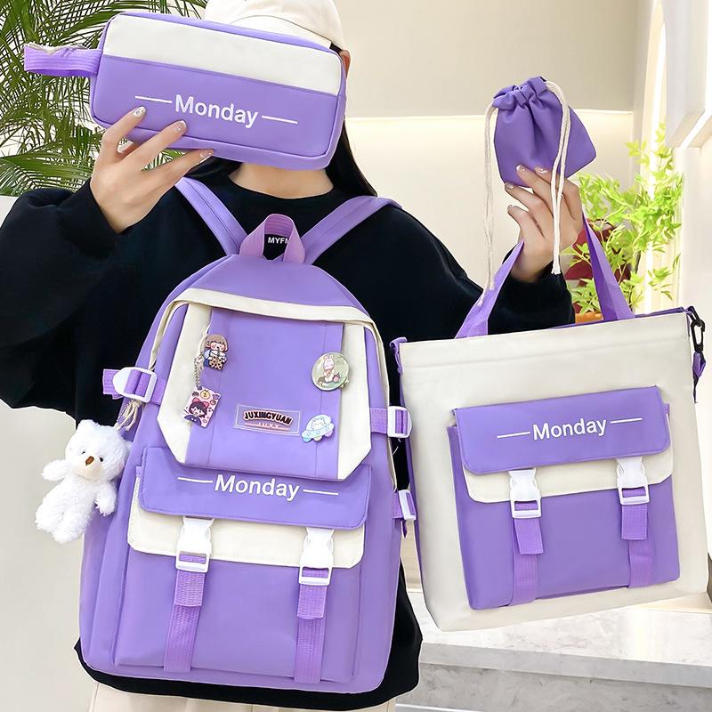 School Bag, Primary School Girl, Junior High School Student, Middle School Student, College Student, Cute High-value Backpack, Backpack.