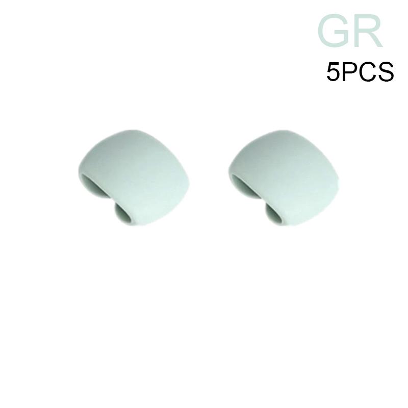 

5 шт. Travel Data Line Hub Finishing Buckle Headset Charger Cable Finishing Winding Storage Buckle Multifunction 5PCS серый