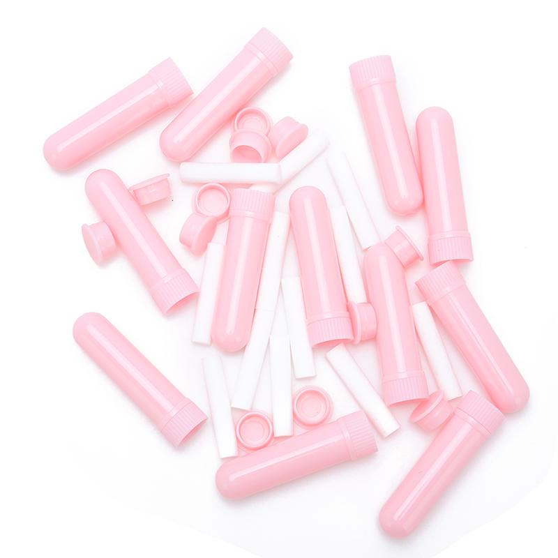12Pcs Essential Oil Blank Nasal Inhaler Tubes Muti Color Blank Nasal Containers