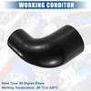 uxcell 90 Degree Elbow Coupler Silicone Hose, 4 Layers, 2 Clamps, 2.0 - 3.0