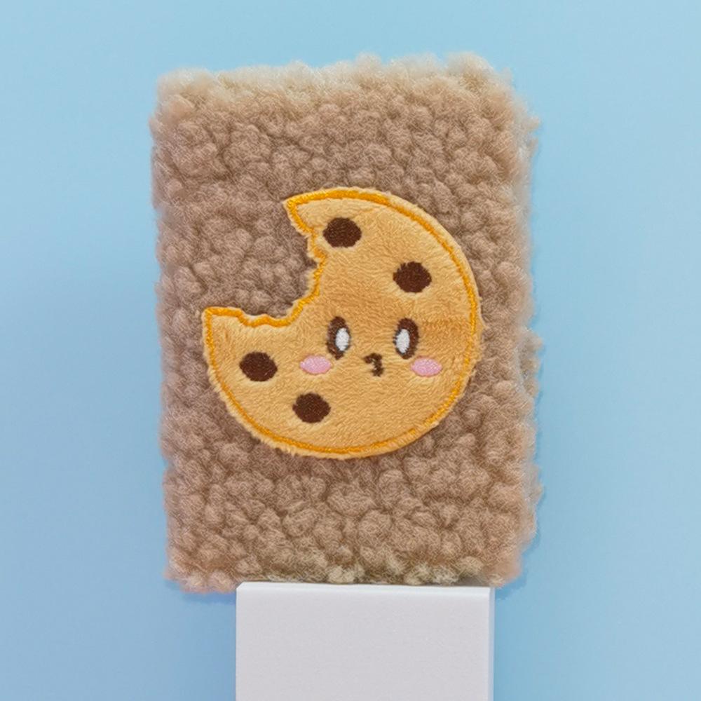 A7 Mini Candy Color Plush Cake Notebook - Cute, Pocket-Sized Diary