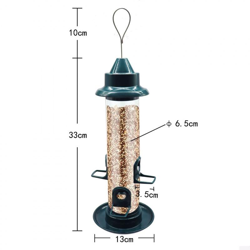 Hummingbird feeder, hanging automatic outdoor garden courtyard balcony small bird feeding supplies, new anti-ant design