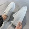 White Leather Men Casual Shoes Platform Outdoor Mens Walking Running Sneakers Breathable Board Shoes Women Tennis Sport Shoes
