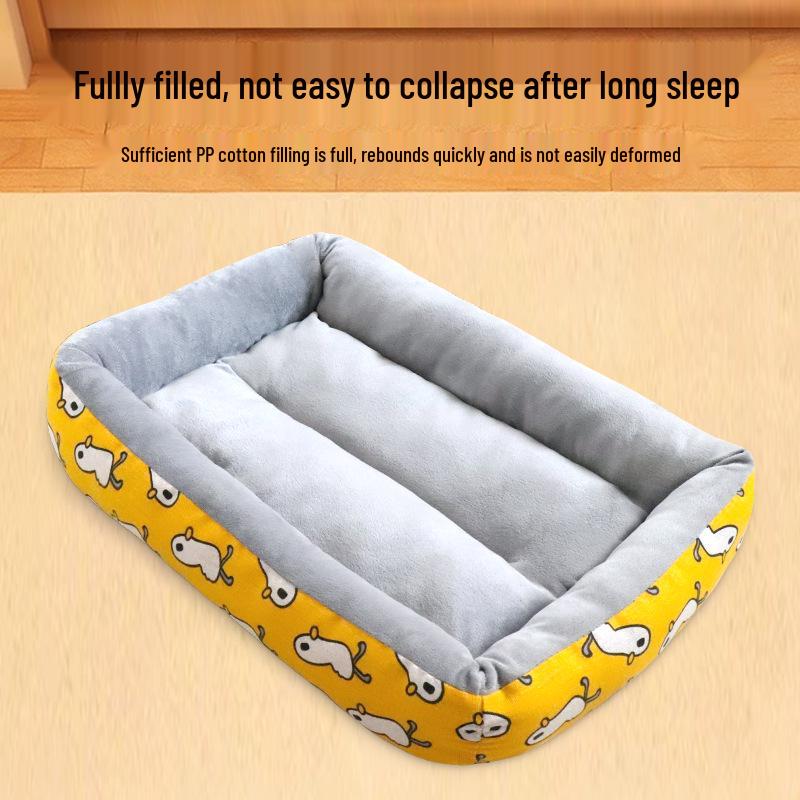 Four Seasons Universal Thickened Pet Bed for Cats & Dogs - Small, Medium, Large
