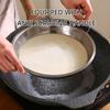 Set of 2 Liangpi Making Pans Multipurpose Stainless Steel Steaming Pans Fruit Tray Suitable for Liangpi and Cakes