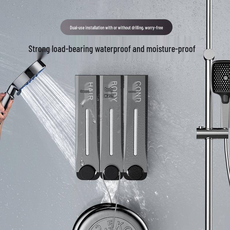 Distributeur de savon et de désinfectant mural magnétique pour salles de bain