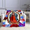 Virgin Mary Faith Print Blanket Flannel Soft Comfort Blanket Home Travel Blanket Kids Warm Blanket picnic blanket birthday gift