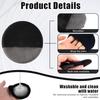 2pcs Car Screen Cleaner Cloth, Microfiber Car Accessories Cleaning Pads, Round & Square, Glasses Lens Display Wipes, Car Interior Cleaning Palm Tool