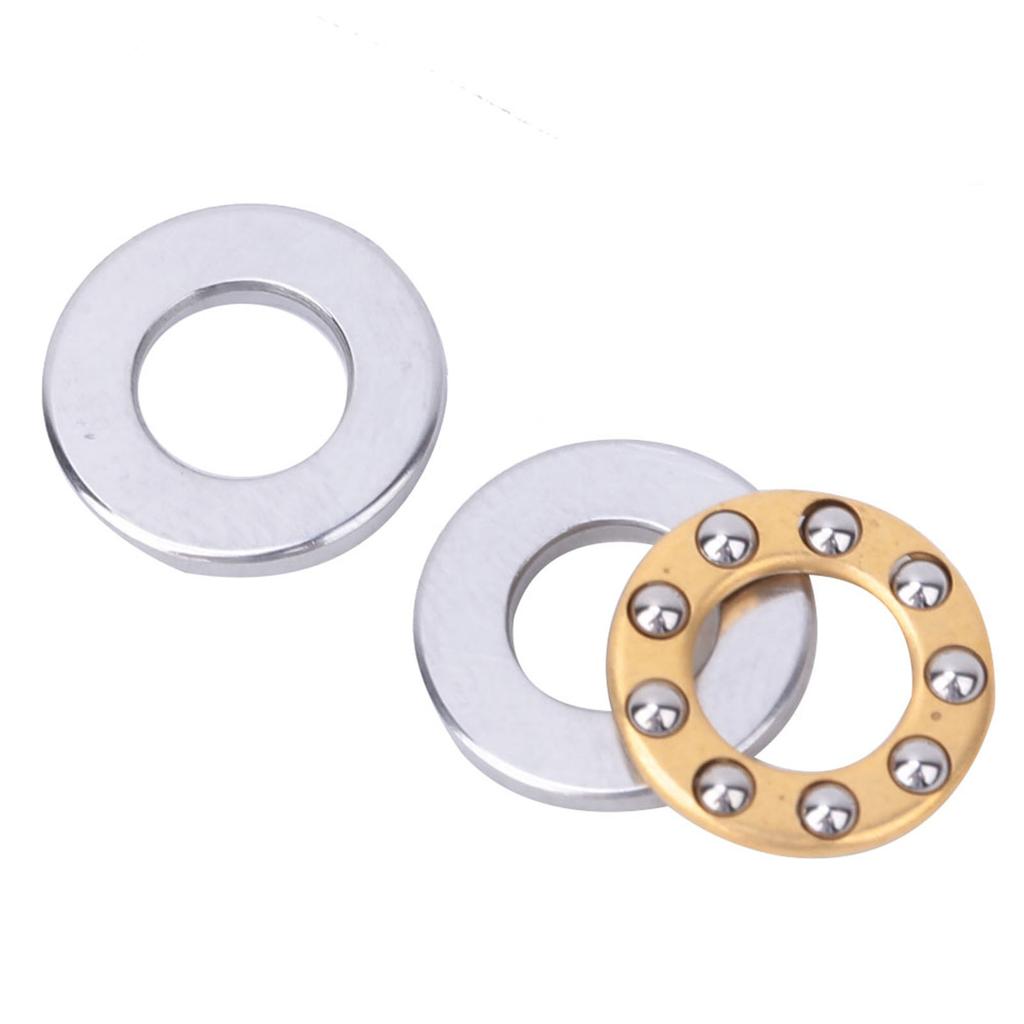 10pcs Thrust   Bearing Miniature High   Flat Steel Bearings Set (F6-12M 6x12x4.5mm)