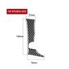 Carbon Fiber Interior Info Button Cover Trim For Mitsubishi Lancer 2008-2015