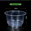 Disposable Thickened Transparent Plastic Round Bowls
