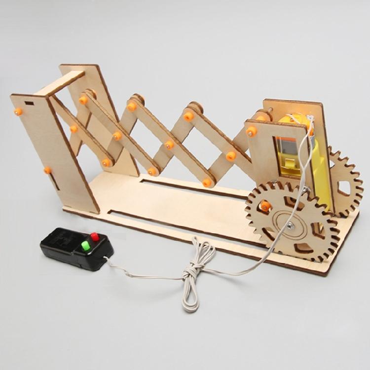 DIY Electric Folding Security Gate Kits Invention Education Toy Science Physical Experiment Kits Learning Toy Stem Toy