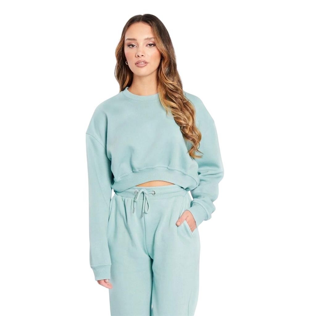 Be You Womens/Ladies Cropped Relaxed Fit Sweatshirt