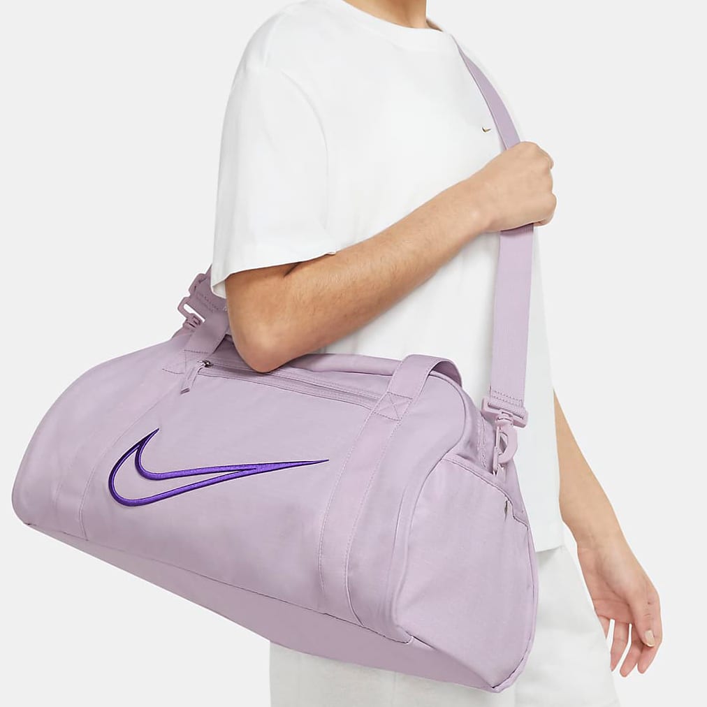 Nike Fabric Travel Bag Gym Bag Unisex Ice Pale Purple/Wild Berry/Light Taro Purple DA1746-576