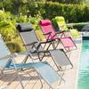 ADJUSTABLE DECK CHAIR Relax Turquoise Garden Folding WITH ARMRESTS