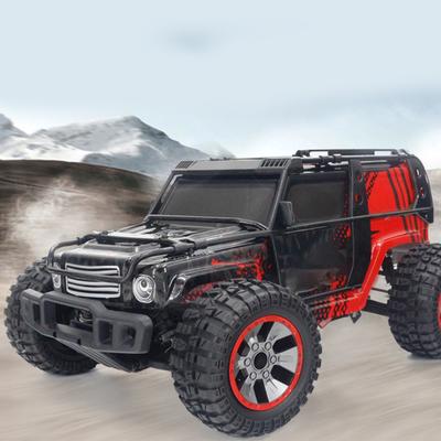 RC Arazi Aracı 1:10 2.4G RC Araba 50km/h Yüksek Hızlı Araba 4WD RTR 2 Akülü