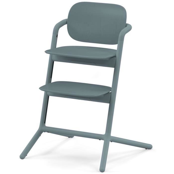 CYBEX - High Chair - 3 In 1 Pack - LEMO 2 - Blue - Adjustable In Height and Depth - Baby Set Included
