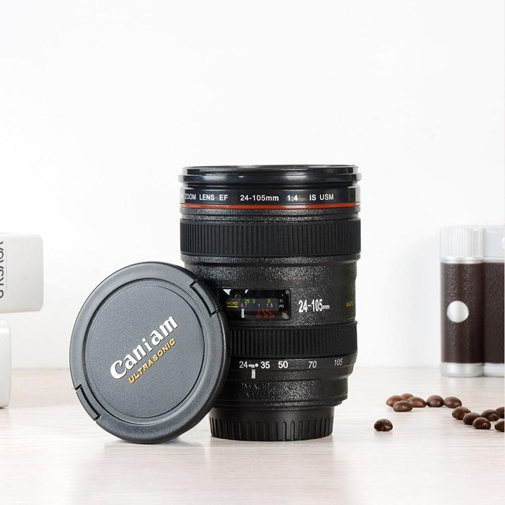 1 tazza obiettivo tazza obiettivo fotocamera DSLR tazza da caffè non è a prova di perdite
