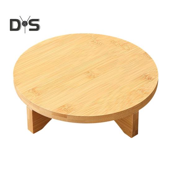 

Подставка для растений из бамбука, держатель для цветочного горшка, круглый табурет для использования в помещении, подставка для горшков, кексов, керамики M