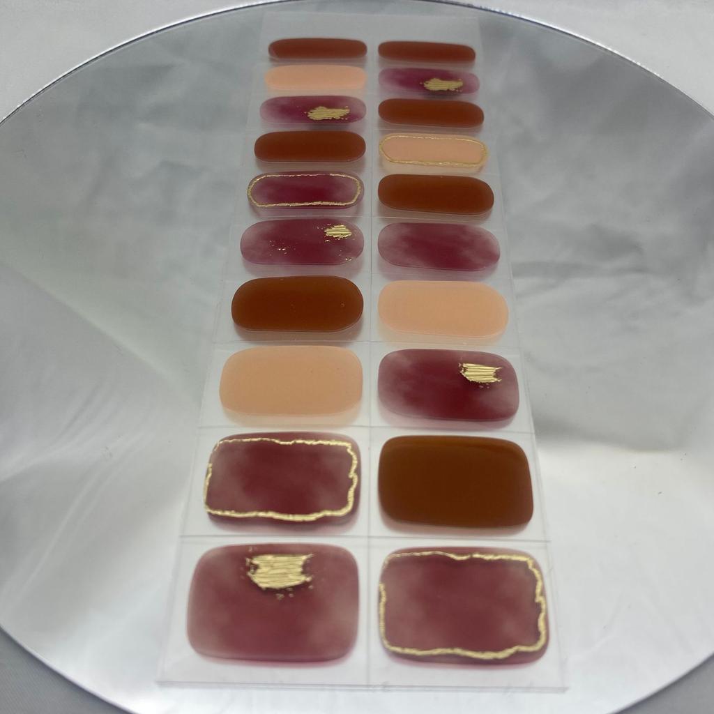 New Technology Phototherapy Lamp Gel Manicure Full Patch 20 Finger Nail Patches