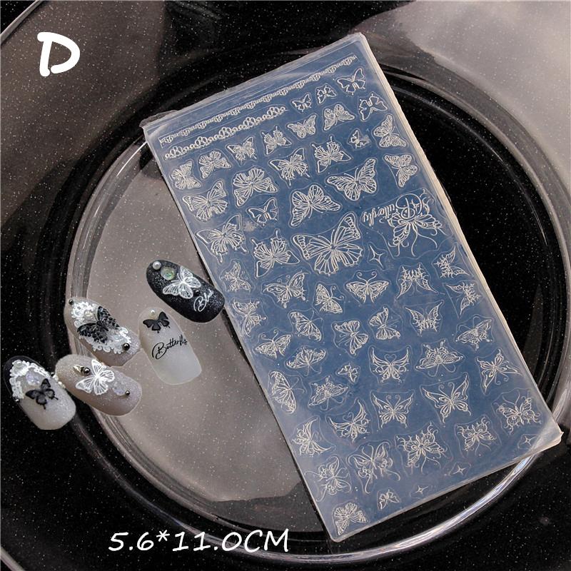 

Силиконовые аксессуары для ногтей Форма для резьбы Узор дракона Феникс Бабочка Форма для штамповки Пластина для ногтей Трафареты Инструменты для маникюра своими руками