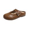 Fashion 2025 New Female Shoes Slippers Soft Luxury Slides Cover Toe Comfort Designer Flat Fashion Flat Shoes Female Slippers Soft Shoes