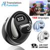 Smart Bluetooth Wireless Headphones 144 Languages Real Time Translator AI HiFi Travel Earbuds Low latency ENC Business Earphone