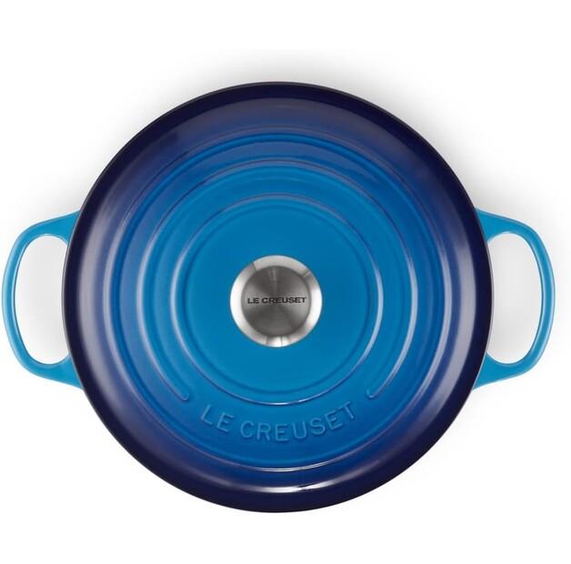 Cast Iron Roaster Le Creuset Signature Round 26 Cm Azure 5.3 L (21177262202430)