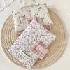 Korean Girly Heart Floral Book Cover for Journals & Diaries - Portable Pocket Size