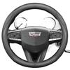 Leather Car Steering Wheel Cover for Cadillac SLS CT6 Escalade XT5 ATS CTS SRX XT4 XT6 Lyriq Optiq Accessories