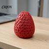Strawberry Anxiety Reduction Toy 3D Printed Twisting Toy, Stress Relief Slippery Rotating Articulated Spiral Fruit Fidget for Home Decoration